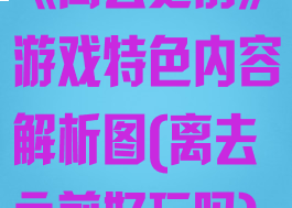 《离去之前》游戏特色内容解析图(离去之前好玩吗)