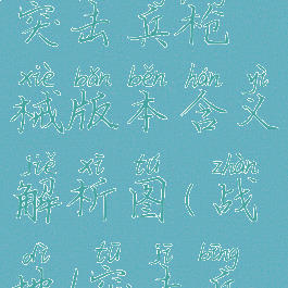 《战地1》突击兵枪械版本含义解析图(战地1突击兵装备搭配)