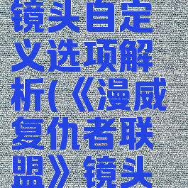 《漫威复仇者联盟》镜头自定义选项解析(《漫威复仇者联盟》镜头自定义选项解析)