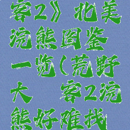 《荒野大镖客2》北美浣熊图鉴一览(荒野大镖客2浣熊好难找啊)