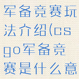 《csgo》军备竞赛玩法介绍(csgo军备竞赛是什么意思)