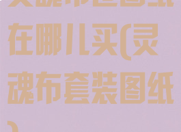 灵魂布卷图纸在哪儿买(灵魂布套装图纸)