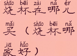 烧杯在哪儿买(烧杯哪家好)