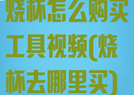 烧杯怎么购买工具视频(烧杯去哪里买)