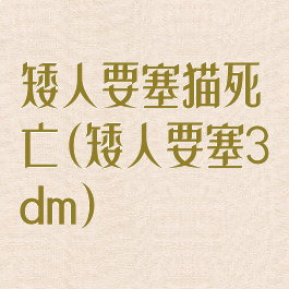 矮人要塞猫死亡(矮人要塞3dm)