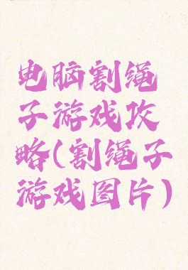 电脑割绳子游戏攻略(割绳子游戏图片)