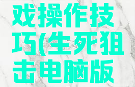 生死狙击电脑版游戏操作技巧(生死狙击电脑版游戏操作技巧教程)