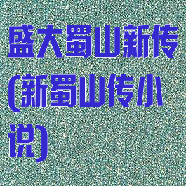 盛大蜀山新传(新蜀山传小说)