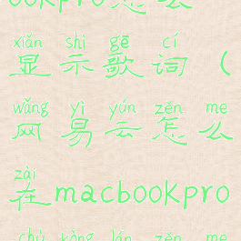 网易云macbookpro怎么显示歌词(网易云怎么在macbookpro触控栏怎么显示歌词)