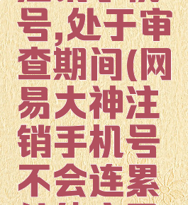 网易大神注销手机号,处于审查期间(网易大神注销手机号不会连累其他应用吧)