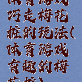 体育游戏巧走梅花桩的玩法(体育游戏有趣的梅花桩)