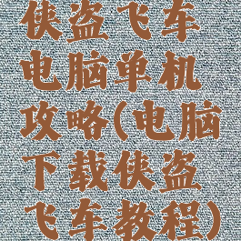 侠盗飞车电脑单机攻略(电脑下载侠盗飞车教程)