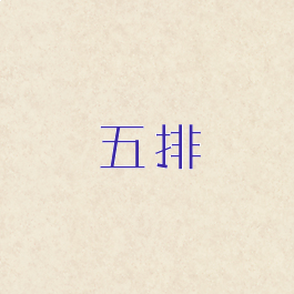 五排