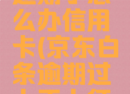 京东白条逾期了怎么办信用卡(京东白条逾期过上不上征信)