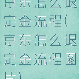 京东怎么退定金流程(京东怎么退定金流程图片)