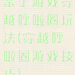 亲子游戏穿越呼啦圈玩法(穿越呼啦圈游戏技巧)