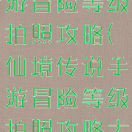 仙境传说手游冒险等级拍照攻略(仙境传说手游冒险等级拍照攻略大全)