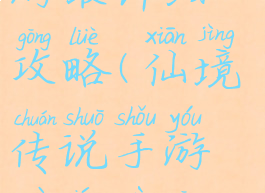 仙境传说手游最详细攻略(仙境传说手游最详细攻略视频)