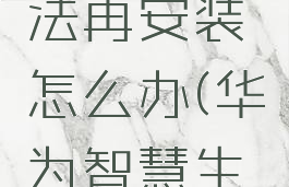 华为智慧生活删除设备后无法再安装怎么办(华为智慧生活卸载了是不是就解绑了)