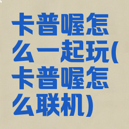 卡普喔怎么一起玩(卡普喔怎么联机)