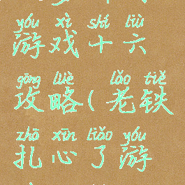 坑爹瞬间游戏十六攻略(老铁扎心了游戏攻略16)