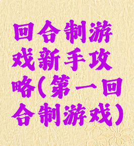 回合制游戏新手攻略(第一回合制游戏)