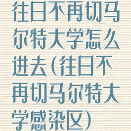 往日不再切马尔特大学怎么进去(往日不再切马尔特大学感染区)