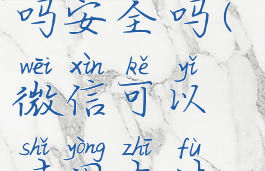 微信可以使用支付宝钱包支付吗安全吗(微信可以使用支付宝钱包支付吗安全吗知乎)