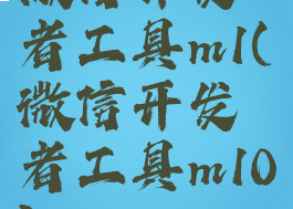 微信开发者工具m1(微信开发者工具m10)