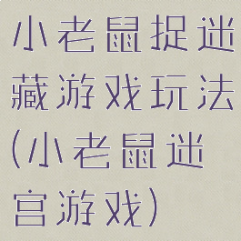 小老鼠捉迷藏游戏玩法(小老鼠迷宫游戏)