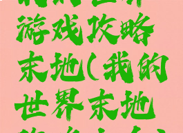 我的世界游戏攻略末地(我的世界末地攻略大全)
