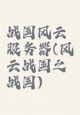 战国风云服务器(风云战国之战国)