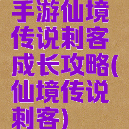 手游仙境传说刺客成长攻略(仙境传说刺客)