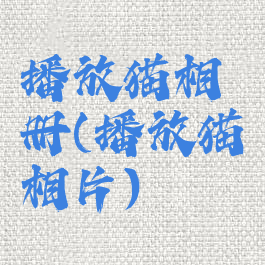 播放猫相册(播放猫相片)