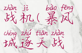 暴风城逐天战机(暴风城逐天战机同模型)