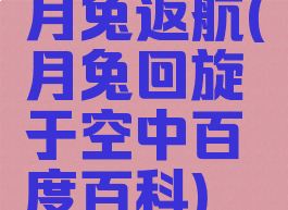 月兔返航(月兔回旋于空中百度百科)