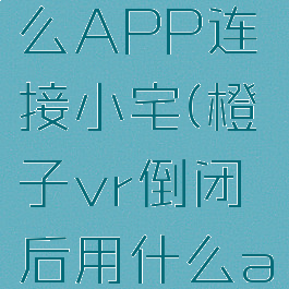 橙子vr倒闭后用什么APP连接小宅(橙子vr倒闭后用什么app连接小宅网)