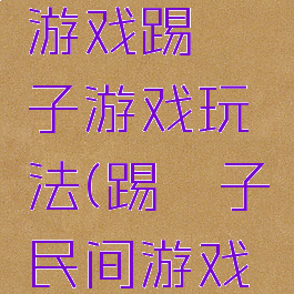 民间体育游戏踢毽子游戏玩法(踢毽子民间游戏图片)