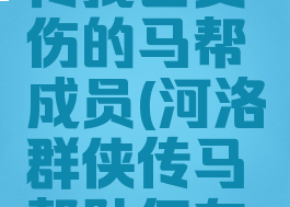 河洛群侠传找出受伤的马帮成员(河洛群侠传马帮队伍在哪)