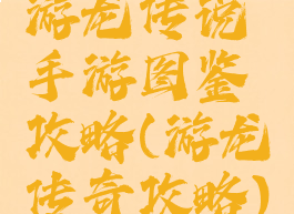 游龙传说手游图鉴攻略(游龙传奇攻略)