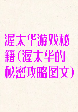 渥太华游戏秘籍(渥太华的秘密攻略图文)