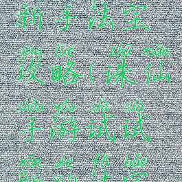 诛仙手游新手法宝攻略(诛仙手游试试新的法宝怎么过)