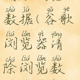 谷歌浏览器清除浏览数据(谷歌浏览器清除浏览数据可以恢复吗)