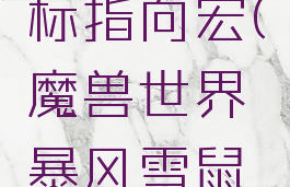 魔兽世界暴风雪鼠标指向宏(魔兽世界暴风雪鼠标指向宏怎么用)