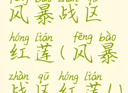 风暴战区红莲(风暴战区红莲1)