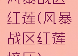 风暴战区红莲(风暴战区红莲挤压)