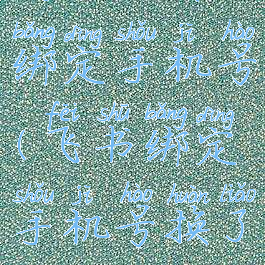 飞书如何绑定手机号(飞书绑定手机号换了)