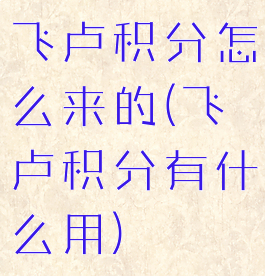 飞卢积分怎么来的(飞卢积分有什么用)