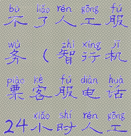 12306怎么转不了人工服务(智行机票客服电话24小时人工)