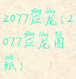 2077应龙(2077应龙图纸)